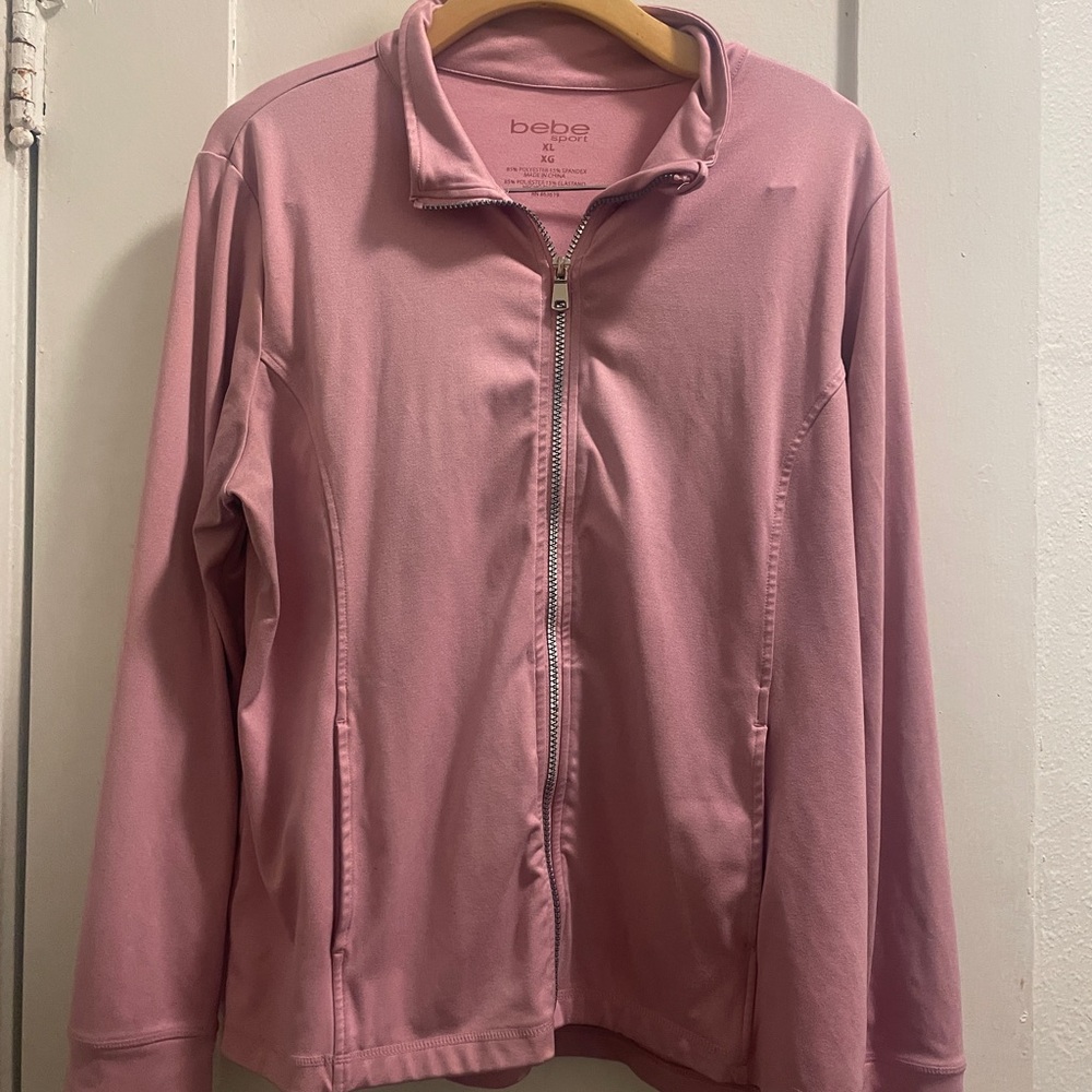 bebe sport XL Pink Full-Zip Women’s Jacket